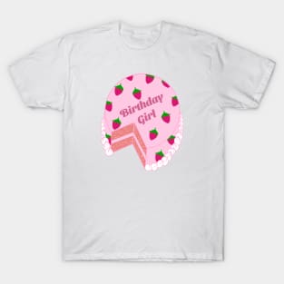 Birthday girl cake T-Shirt